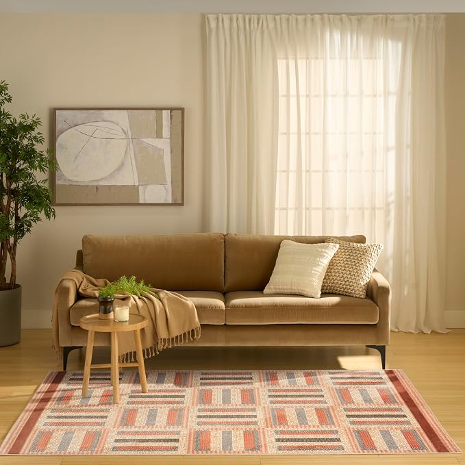 Nourison Home Nordic Multicolor 5' x 7' Area Rug - Image 6