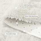 Beglad Fluffy Area Rugs 3 x 5 Feet, Modern Minimalist Style Shag Rugs, Non-Slip - Image 5
