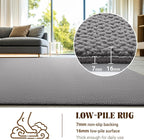 Shilucheng Wool Rug 8x10 Non-Slip, Blend 80% Wool and 20% Cotton Rugs - Image 8