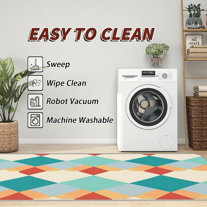 5x7 Rug Washable - Image 6
