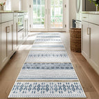 BESTSWEETIE 2x8 Area Rugs for Living Room Washable Moroccan Farmhouse Neutral by BESTSWEETIE