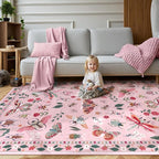 Lahome Insect Washable Rugs for Living Room, Soft 6x9 Rug for Bedroom - Image 6