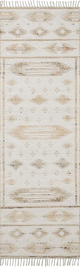 Loloi Angela Rose Rivers Collection RIV-04 Natural/Ivory 2'-6" x 7'-6" - Image 6