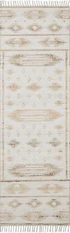 Loloi Angela Rose Rivers Collection RIV-04 Natural/Ivory 2'-6" x 7'-6" - Image 6