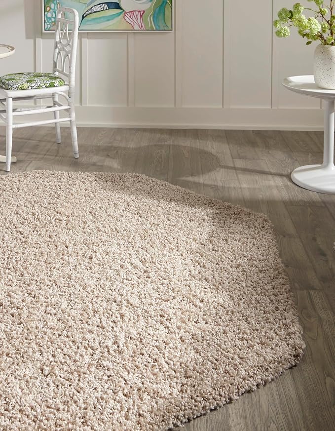 Unique Loom Solid Shag Collection Area Rug - Image 2