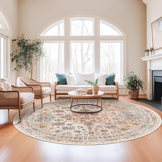 zesthome Washable Round Area Rugs - Image 8