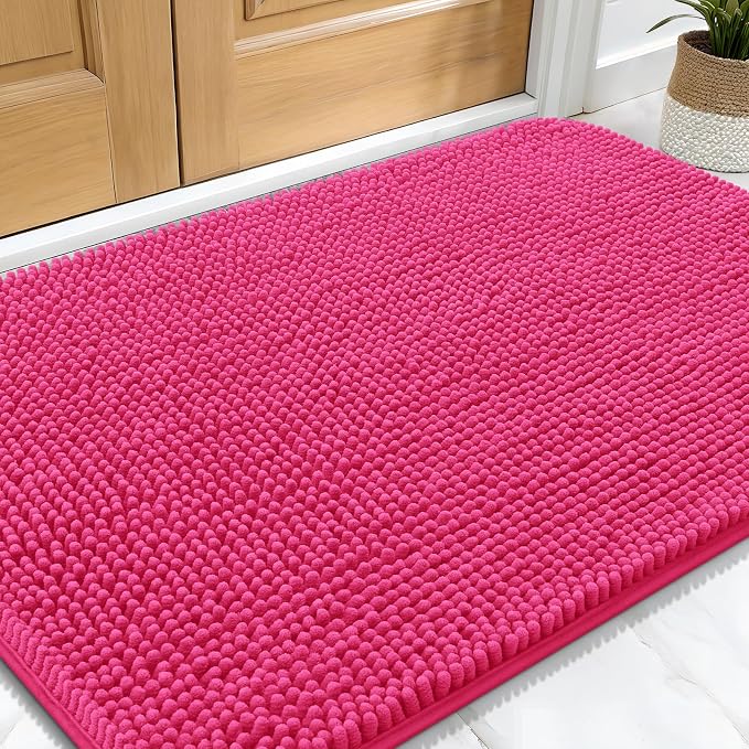 OLANLY Dog Door Mat for Muddy Paws 30x20, Absorbs Moisture and Dirt, Absorbent by OLANLY