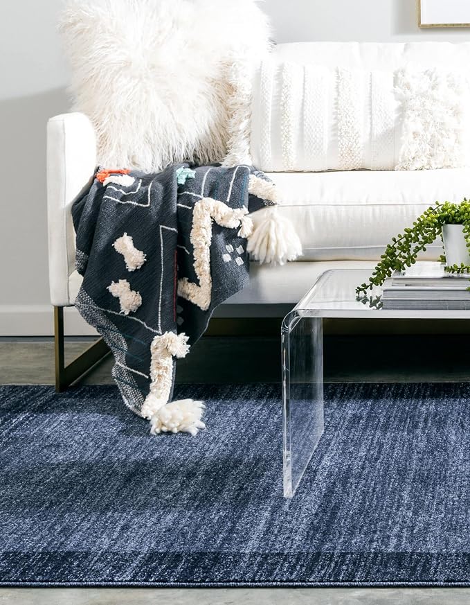 Rugs.com Angelica Collection Rug – 10' x 13' Navy Blue Medium Rug Perfect - Image 5