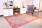 Alfa Rich 3x10 Pink Gray Reversible Washable Area Rugs by AlfaRichRugs
