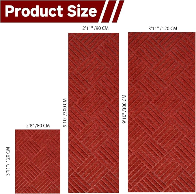 jxgzyy Christmas Door Mat Indoor Entrance, Non Slip Christmas Rug - Image 2