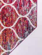 Rugs.com Lattice Frieze Collection Rug – 6' Octagon Multi Medium Rug Perfect - Image 8