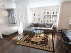 Unique Loom Taftan Collection Border Geometric Tribal Inspired Design Area Rug - Image 13