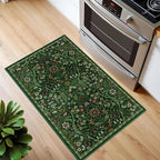 Floral 2x3 Entryway Rug, Washable Front Door Mat Indoor Non Slip Low Pile Small - Image 4