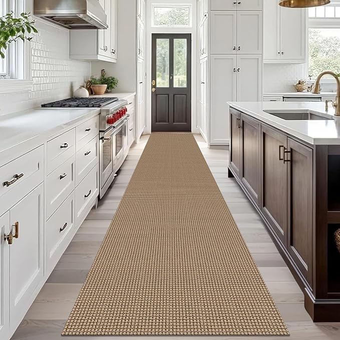 IOHOUZE Washable Exrea Long Hallway Runner Rug 3x18 Non Slip Rubber Backed - Image 7