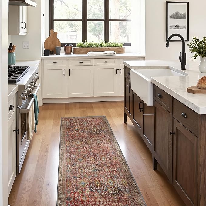 2x10 Runner Rug Machine Washable Boho Runners - Image 3