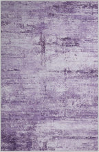 Abstract 5x7 Area Rug for Living Room Dining Room Office Bedroom Purple Grey - Image 4