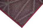 Furnish my Place Geometrical Pattern Indoor/Outdoor Refine Burgundy Abstract - Image 9