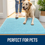 OLANLY Dog Door Mat for Muddy Paws 47x24, Absorbs Moisture and Dirt, Absorbent - Image 6