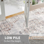 Easy-Going Area Rug 5x7 Washable Boho Rugs - Image 2