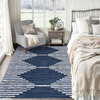 HelloTree Area Rug 4x6 Geometric Rug, Washable Modern Neutral Stain Resistant - Image 5