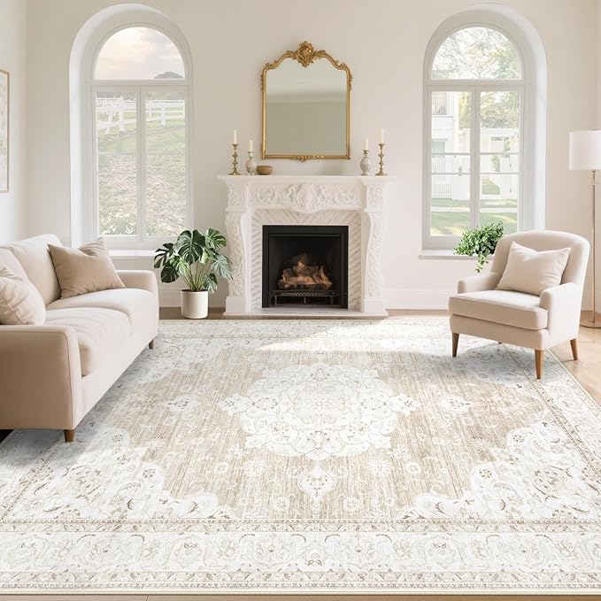Vintage Living Room Area Rug by AOYAOMI
