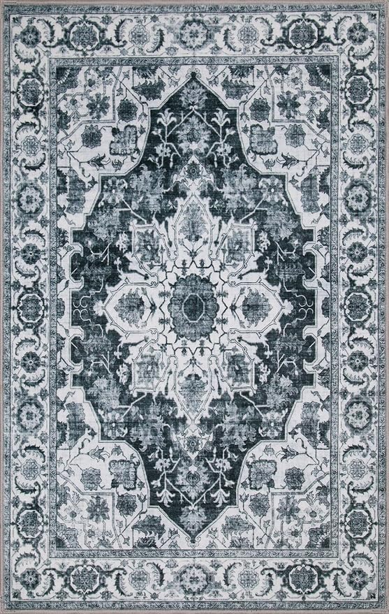 WILLSUN Washable Area Rugs, 8x10 Non-Slip Boho Large Area Rugs - Image 7