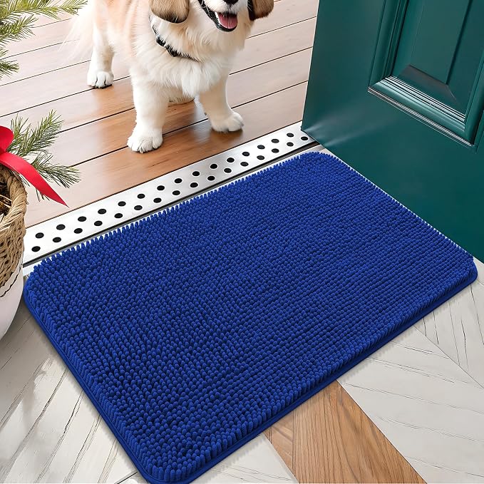 OLANLY Dog Door Mat for Muddy Paws 30x17, Absorbs Moisture and Dirt, Absorbent by OLANLY