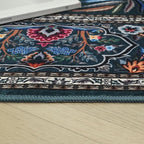 Rugcomf Indoor Door Mat 2x3 Rug Vibrant Tree of Life-Patterned Vintage Machine - Image 6