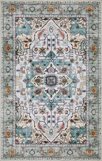 WILLSUN Washable Area Rugs, 3x5 Non-Slip Boho Large Area Rugs - Image 7