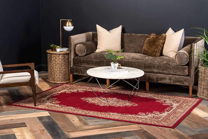 Unique Loom Reza Collection Traditional Persian Style Area Rug, 2 ft 2 in x 3 ft - Image 2