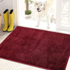 PURRUGS Dirt Trapping Door Mat 24" x 35.5", Non-Slip Machine Washable Entry Rug by PURRUGS