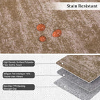 RUGSREAL Living Room Area Rug 10x13 Modern Solid Color Large Bedroom Rug - Image 3