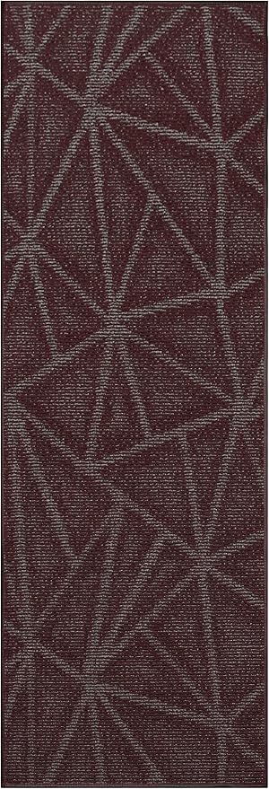 Furnish my Place Geometrical Pattern Indoor/Outdoor Refine Burgundy Abstract by FurnishMyPlace