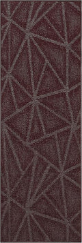 Furnish my Place Geometrical Pattern Indoor/Outdoor Refine Burgundy Abstract by FurnishMyPlace