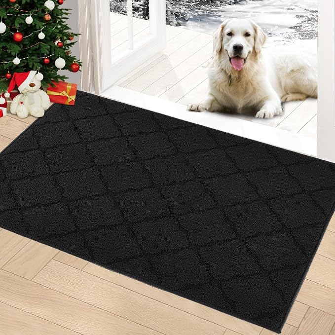 Timo Entryway Rug, Door Mats Indoor 32"x40" Absorbent Rubber Backing Non Slip by Timo