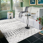 4x6 Machine Washable Area Rug for Living Room, Kids and Pets Friendly for by GERUIMO