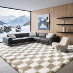 8x10 Area Rugs for Living Room Bedroom, Soft Fluffy Shaggy Bedside Rug by NoiFamo