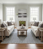 Modern Herringbone Chevron Collection Handcrafted Wool Area Rug - Image 3