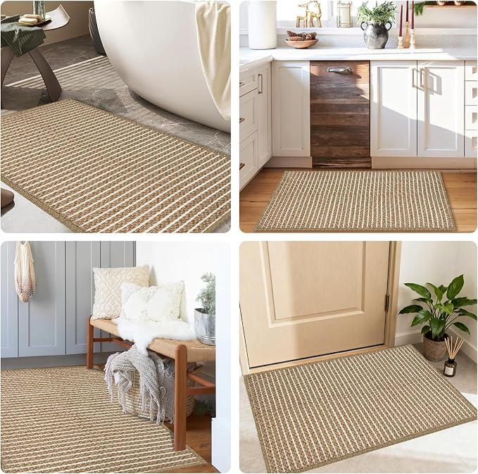 Small Bathroom Rugs, Washable Luxury Bath Rug - Image 4