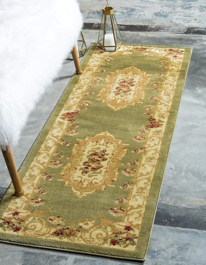 Unique Loom Versailles Collection Traditional Classic Floral Motif Area Rug by UniqueLoom