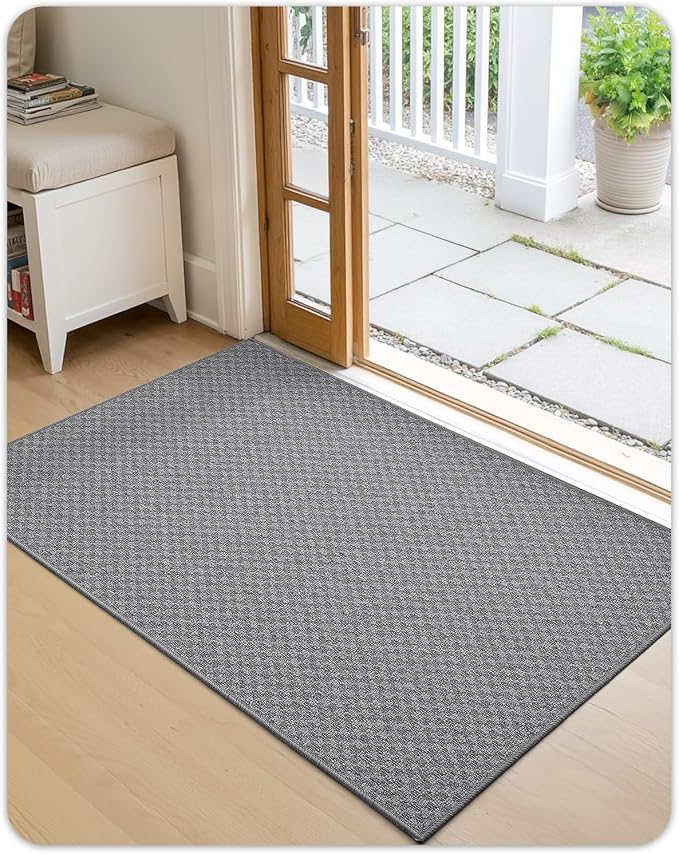 Color&Geometry Large Front Door Mat Indoor Entrance Non Slip Rubber Backed - Image 8