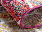 Rugs.com Lattice Frieze Collection Rug – 2' x 10' Runner Multi Medium Rug - Image 6