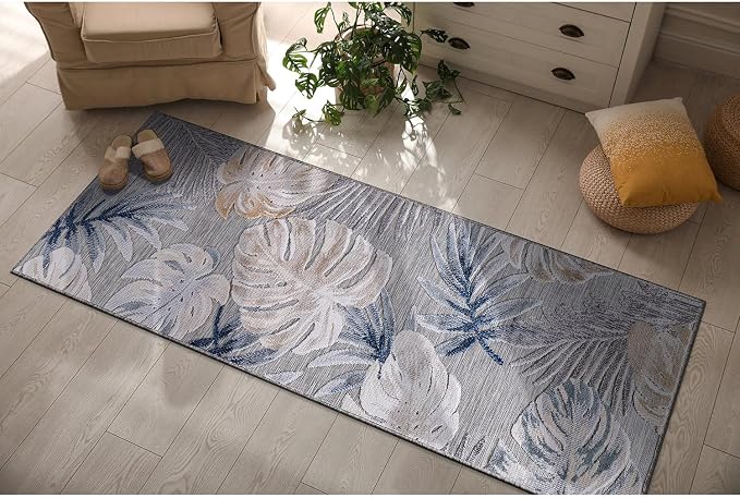 CAMILSON Runner Outdoor Rugs Oriental Retro Traditional Floral Medallion Area by CAMILSONIndoorOutdoorAreaRugs