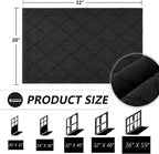 Timo Indoor Doormat, Absorbent Rubber Backed Non Slip Door Mat, Machine Washable - Image 2