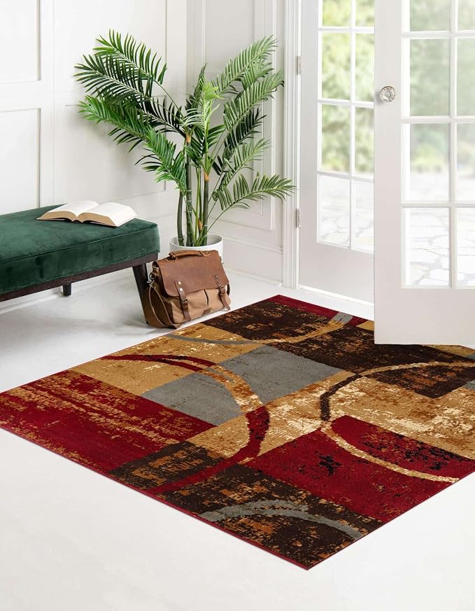 Unique Loom Barista Collection Area Rug - Image 3