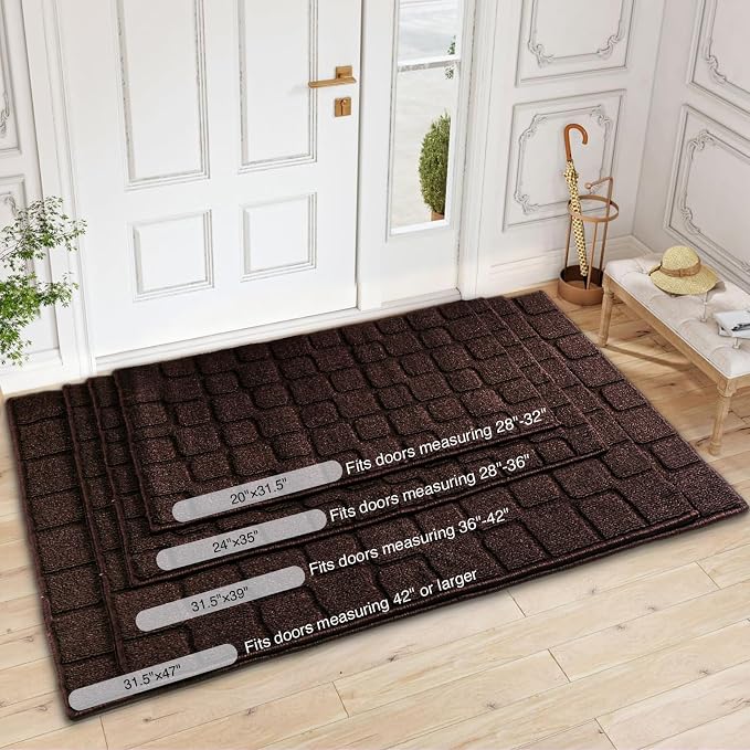 Front Door Mat Outside Entrance, Outdoor Indoor Door Mats - Image 2