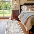 jinchan Floral Runner Rug 2x5 - Image 3