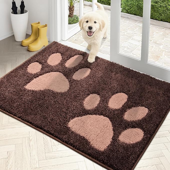 PURRUGS Dirt Trapping Door Mat 32" x 47", Non-Skid/Slip Machine Washable by PURRUGS