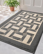LUMI Washable Indoor Entrance Doormat 32x48, Absorbent Quick-Dry Dirt Trapper by LUMI