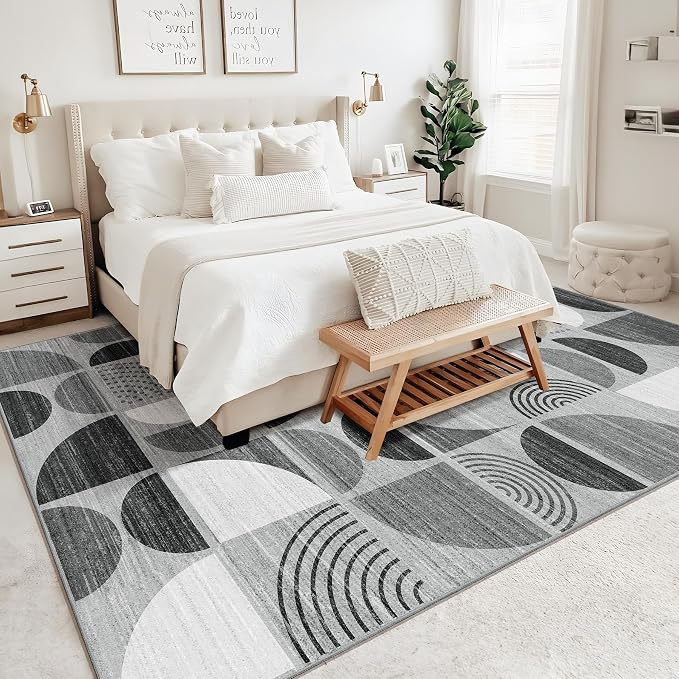 MUJOO Washable Rugs 9x12, Large Area Rugs - Image 3